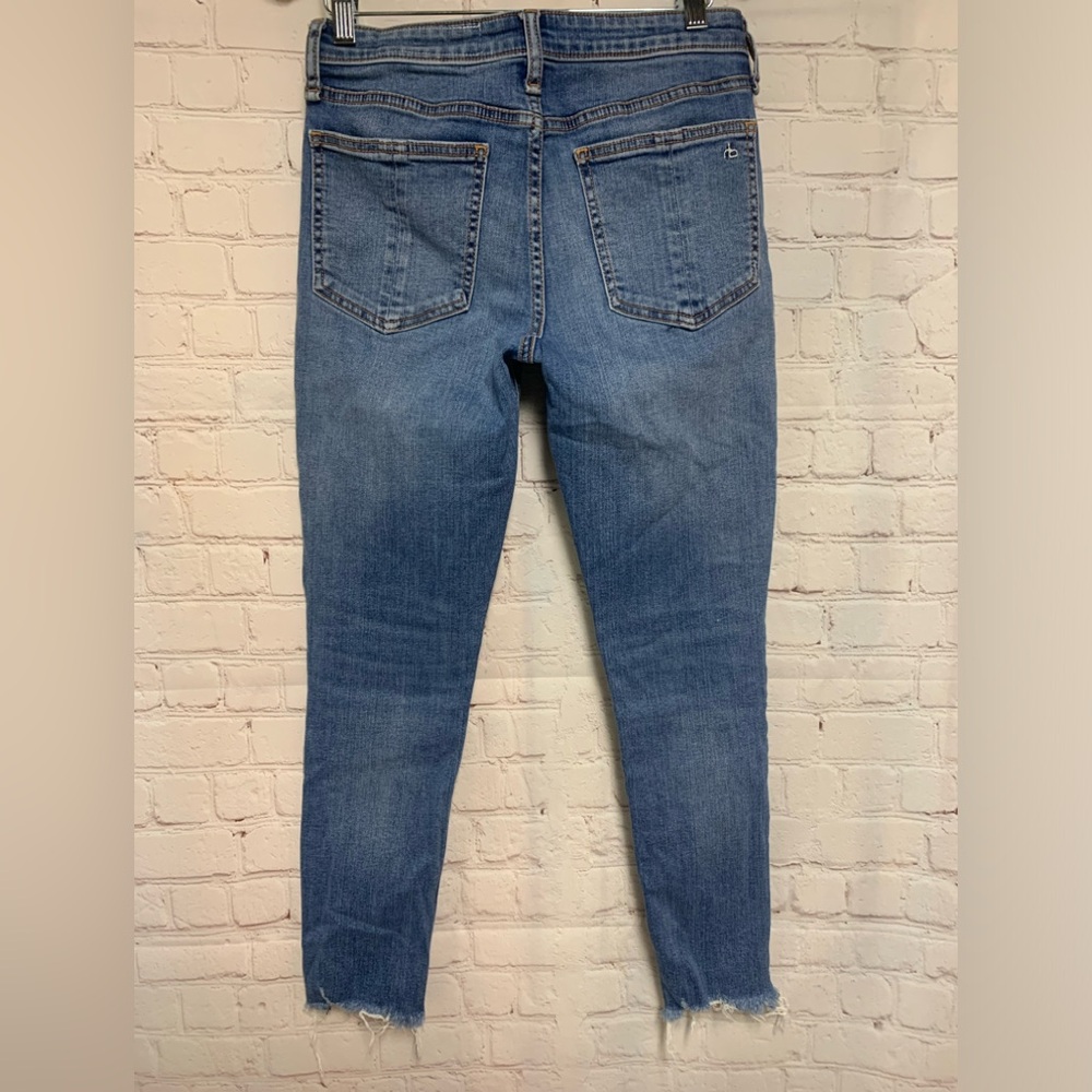 Rag & Bone Cate Ankle Skinny Frayed Jeans Size 26 - Picture 8 of 8